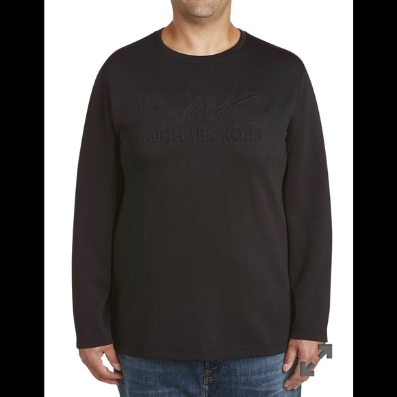 Micheal Kors Logo Crewneck Pullover Sweatshirt - Picture 1 of 8